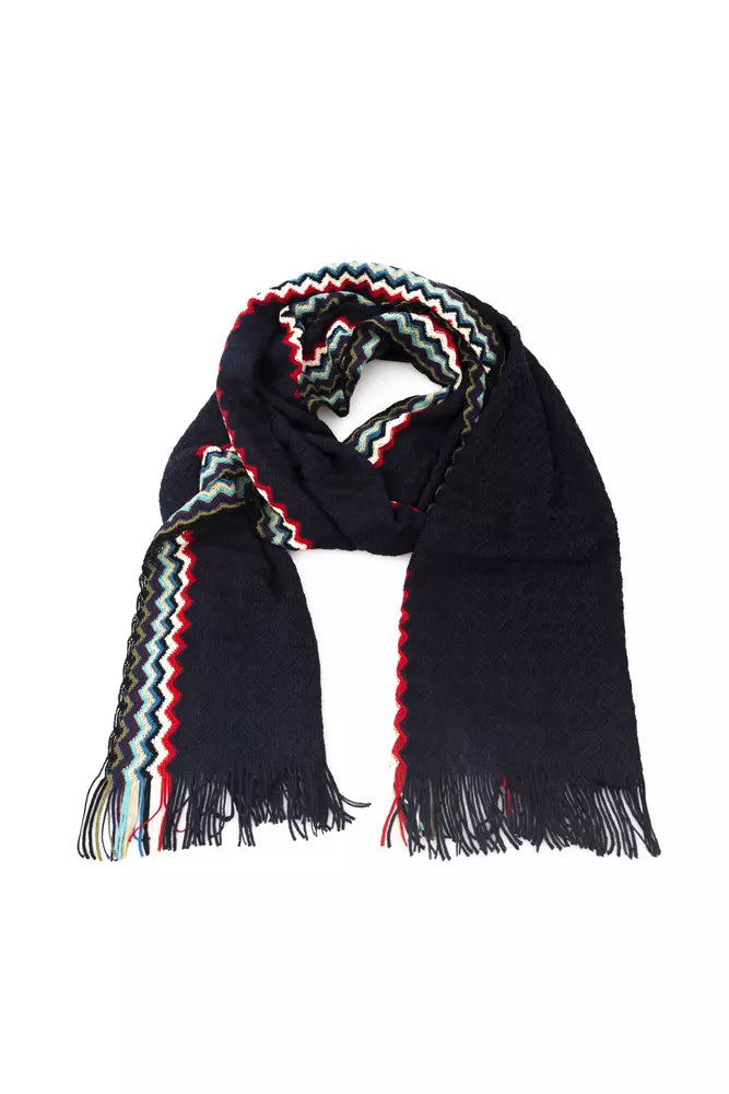 Missoni Black Wool Men Scarf - ACCEXO