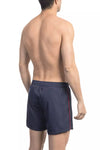 Bikkembergs Blue Polyester Men Swim Short