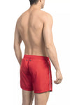 Bikkembergs Red Polyester Men Swim Short