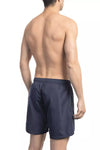 Bikkembergs Blue Polyester Men Swimwear