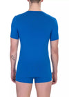 Bikkembergs Blue Cotton Men T-Shirt