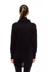 Montana Blu Black Wool Women Sweater