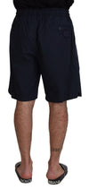 Dolce & Gabbana Elegant Blue Cotton Blend Shorts