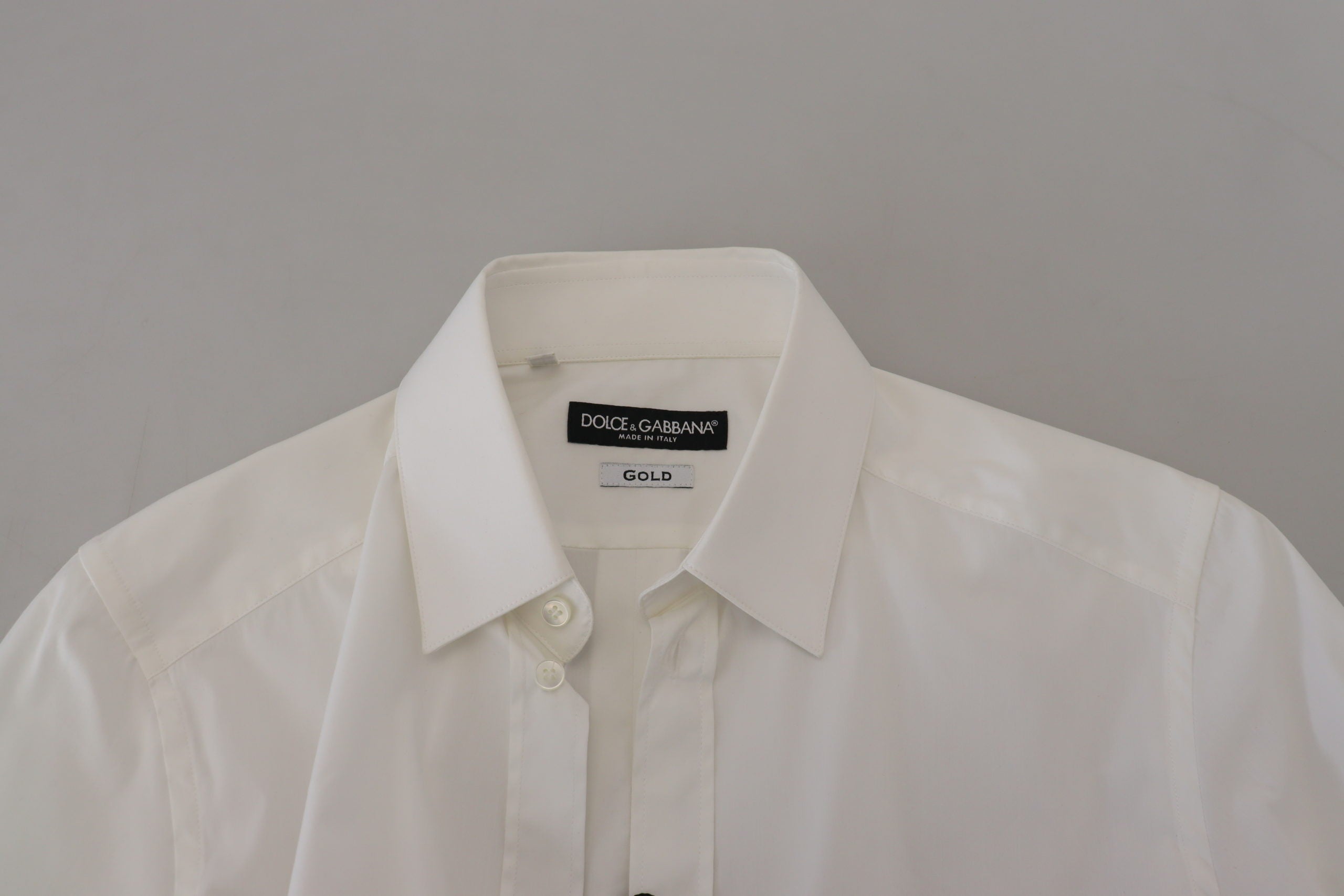Dolce & Gabbana Dazzling White Slim Fit Dress Shirt - ACCEXO