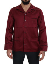 Dolce & Gabbana Elegant Silk Red Nightshirt Pajama - ACCEXO
