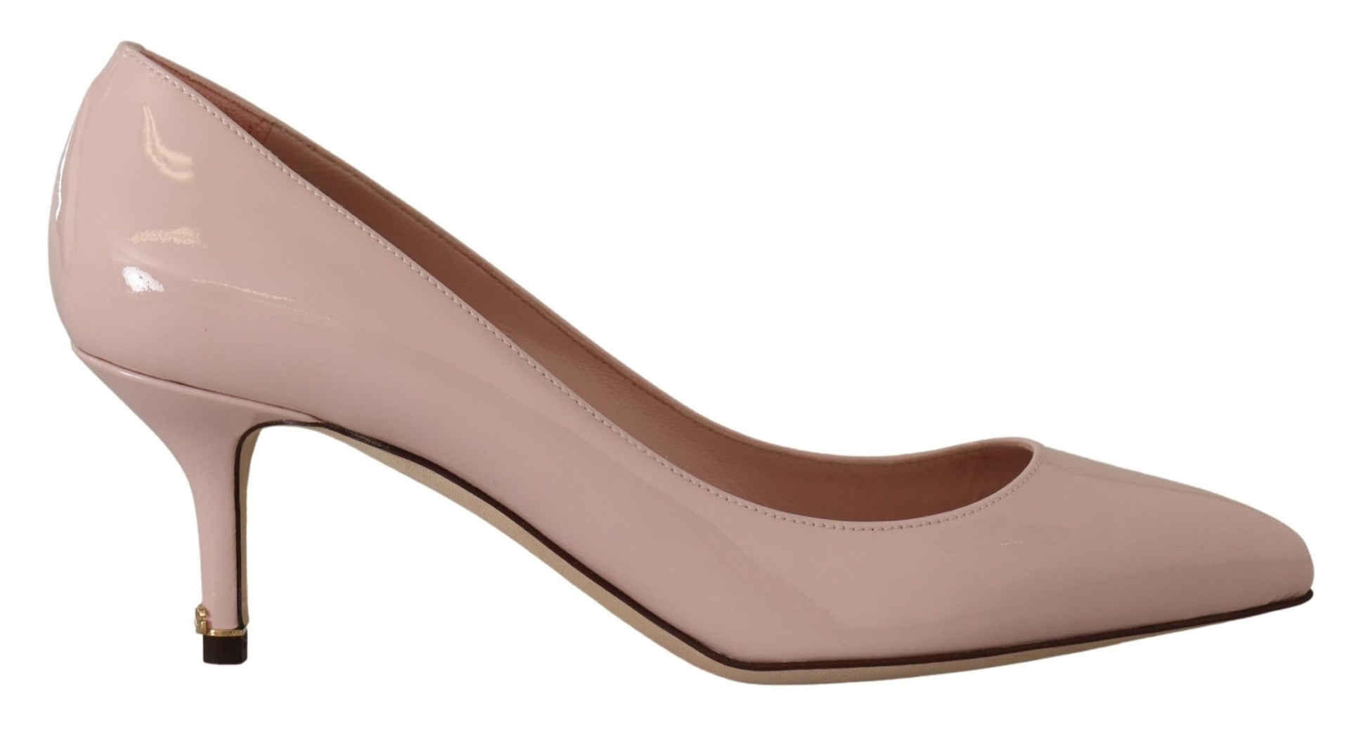Dolce & Gabbana Elegant Patent Leather Heels in Pink - ACCEXO