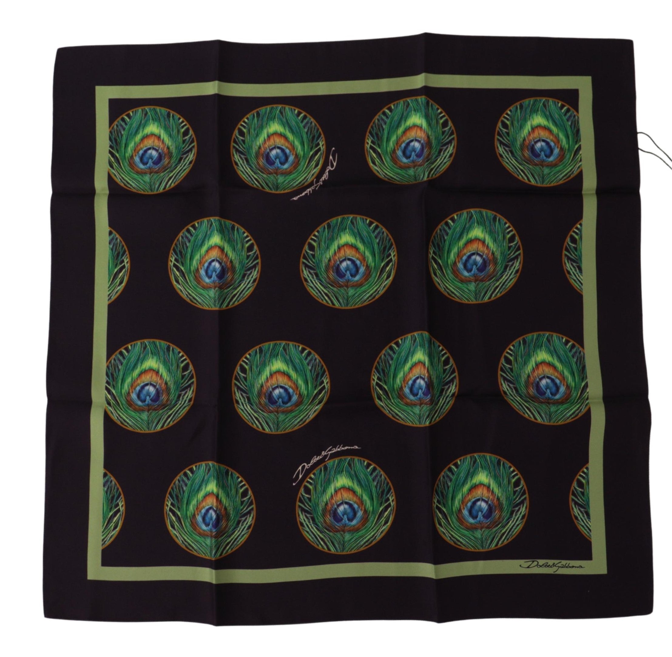 Dolce & Gabbana Elegant Silk Square Scarf Wrap - ACCEXO