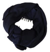 GF Ferre Elegant Fringed Wool Blend Scarf