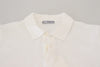 FRADI Elegant White Cotton Polo T-Shirt