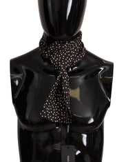 Dolce & Gabbana Elegant Silk Polka Dot Men's Scarf - ACCEXO