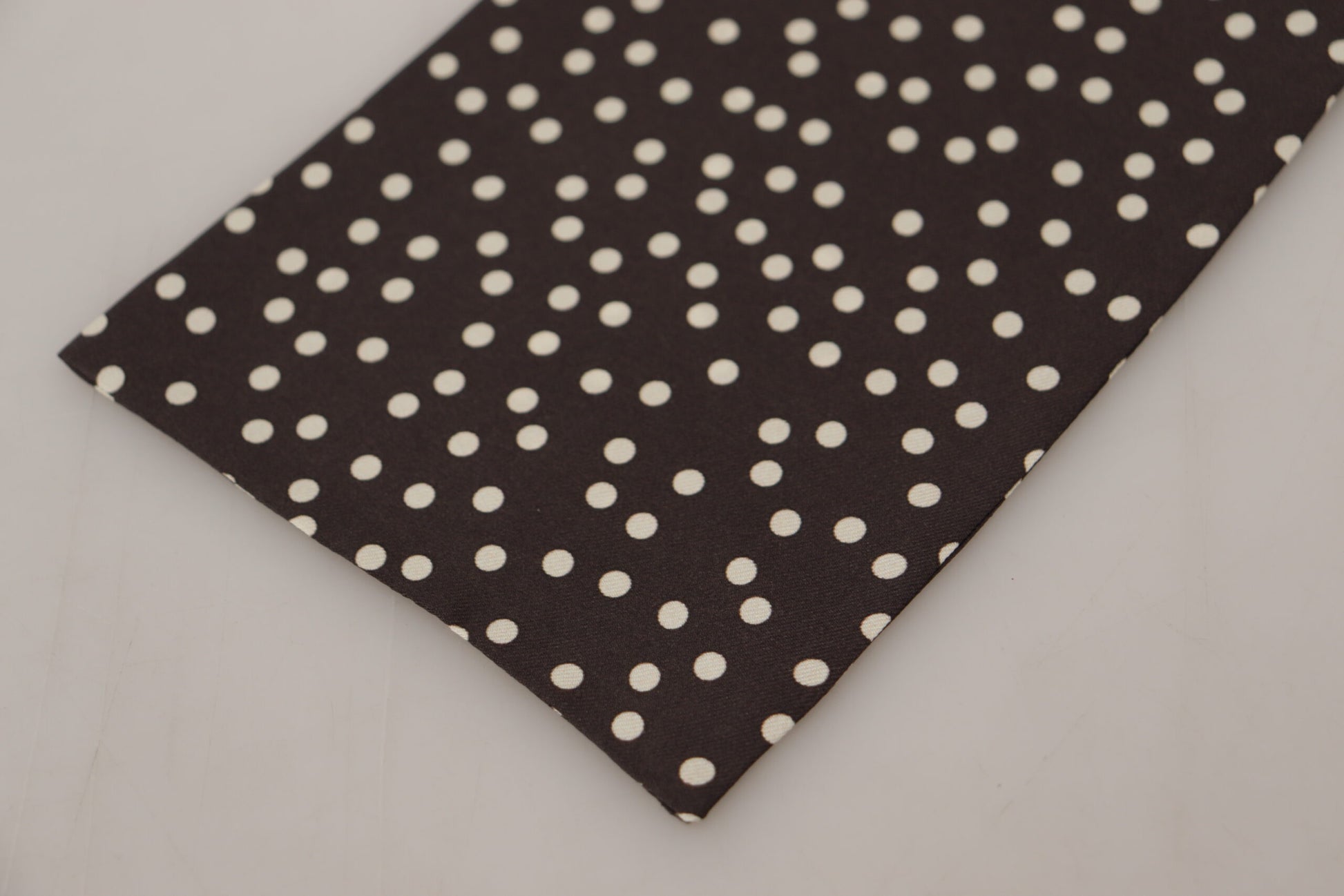 Dolce & Gabbana Elegant Silk Polka Dot Men's Scarf - ACCEXO