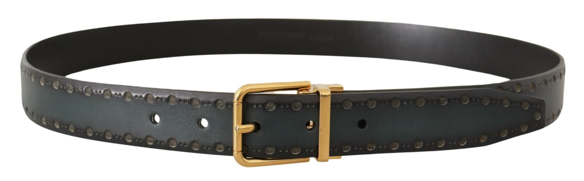 Dolce & Gabbana Emerald Elegance Leather Belt - ACCEXO