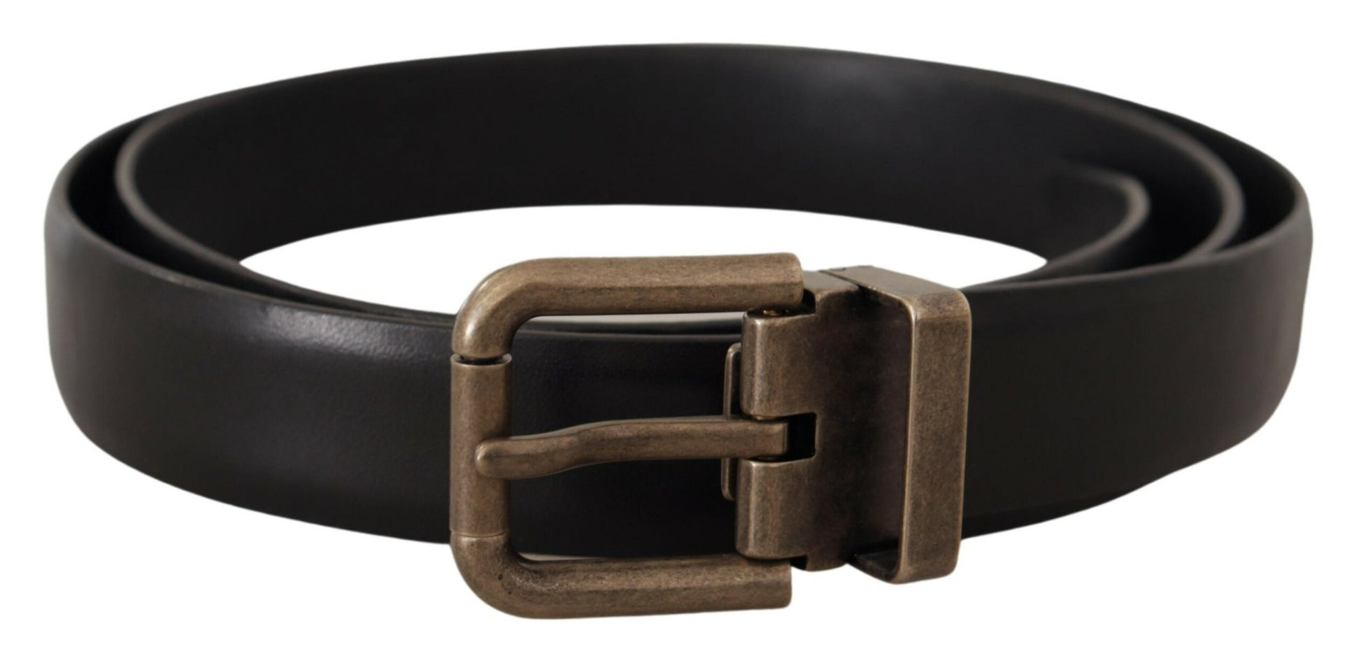 Dolce & Gabbana Elegant Black Calf Leather Belt - ACCEXO
