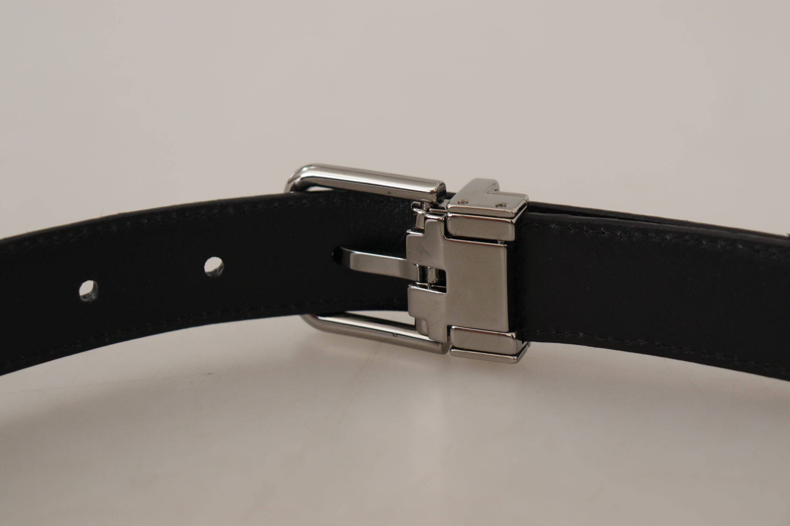 Dolce & Gabbana Elegant Red Exotic Leather Belt - ACCEXO