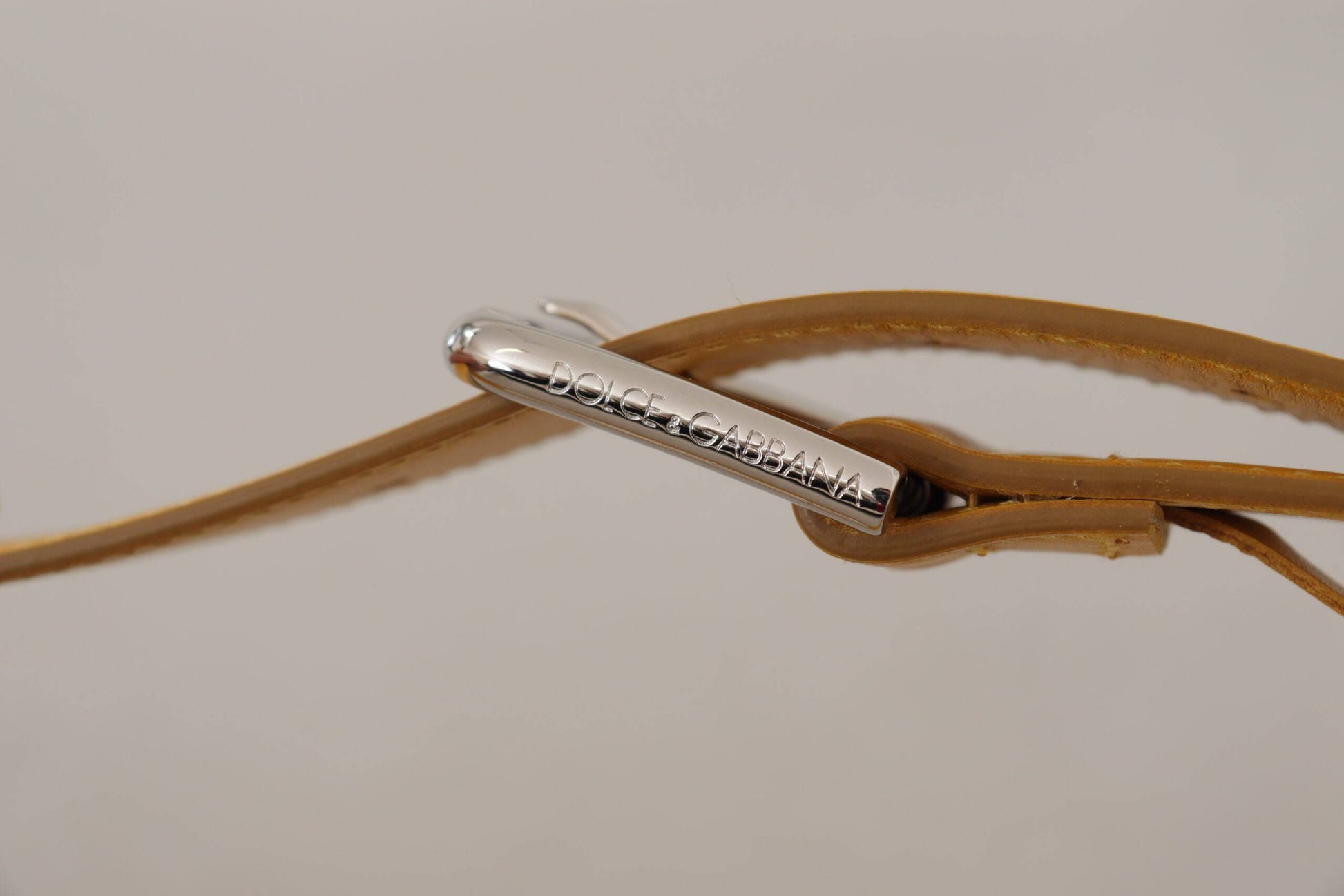 Dolce & Gabbana Elegant Leather Belt in Sunshine Yellow - ACCEXO