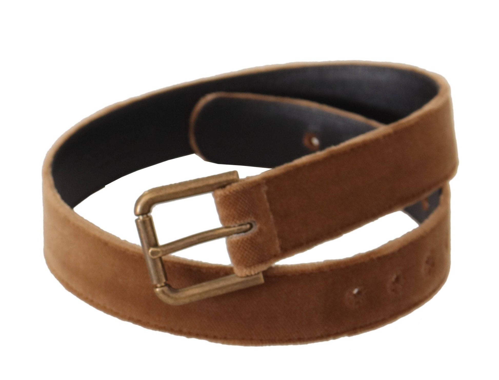 Dolce & Gabbana Elegant Engraved Buckle Leather Belt - ACCEXO