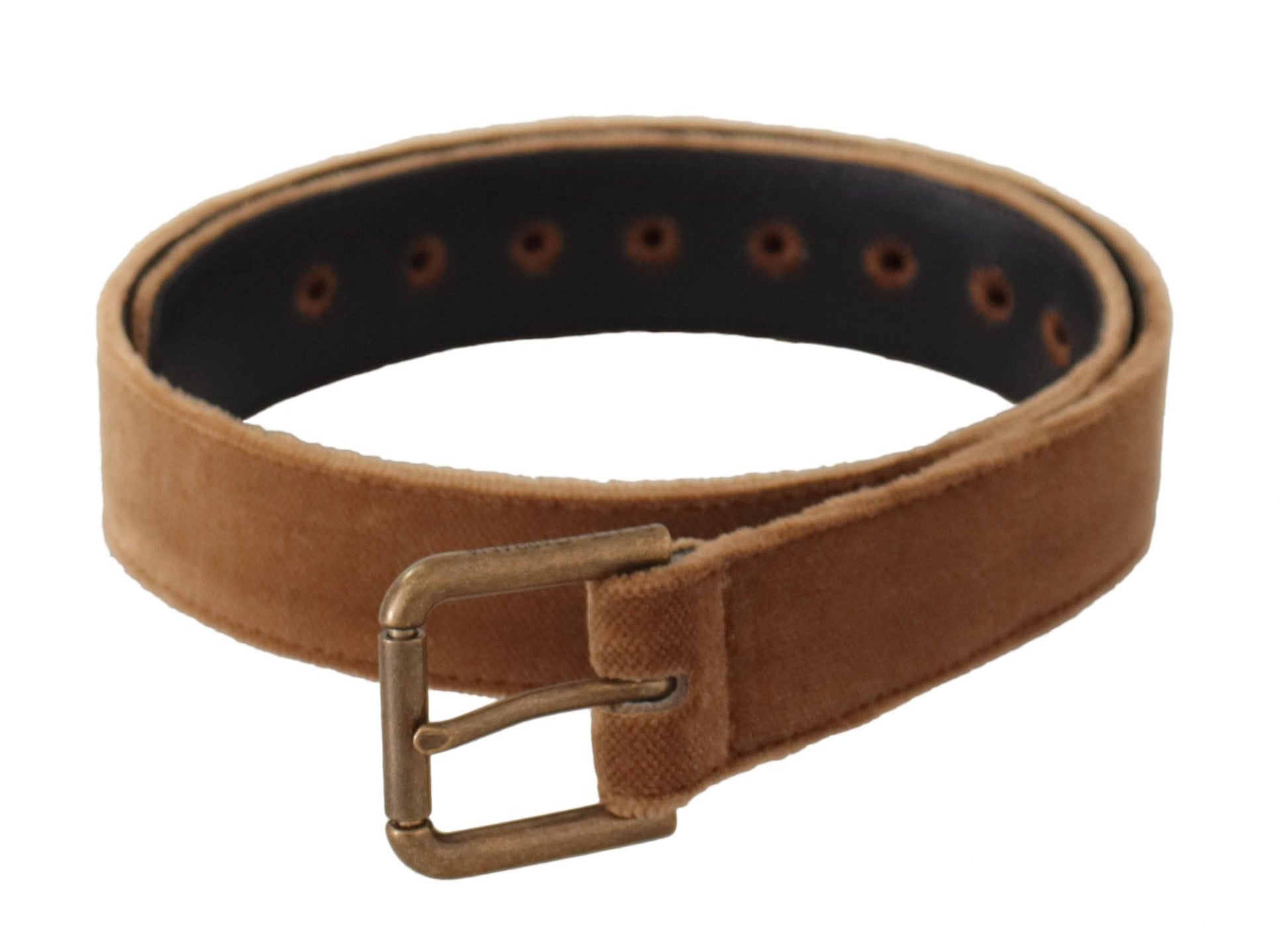 Dolce & Gabbana Elegant Engraved Buckle Leather Belt - ACCEXO