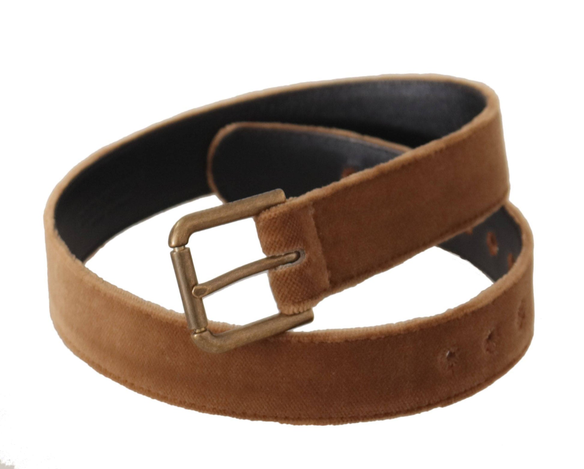 Dolce & Gabbana Elegant Engraved Buckle Leather Belt - ACCEXO