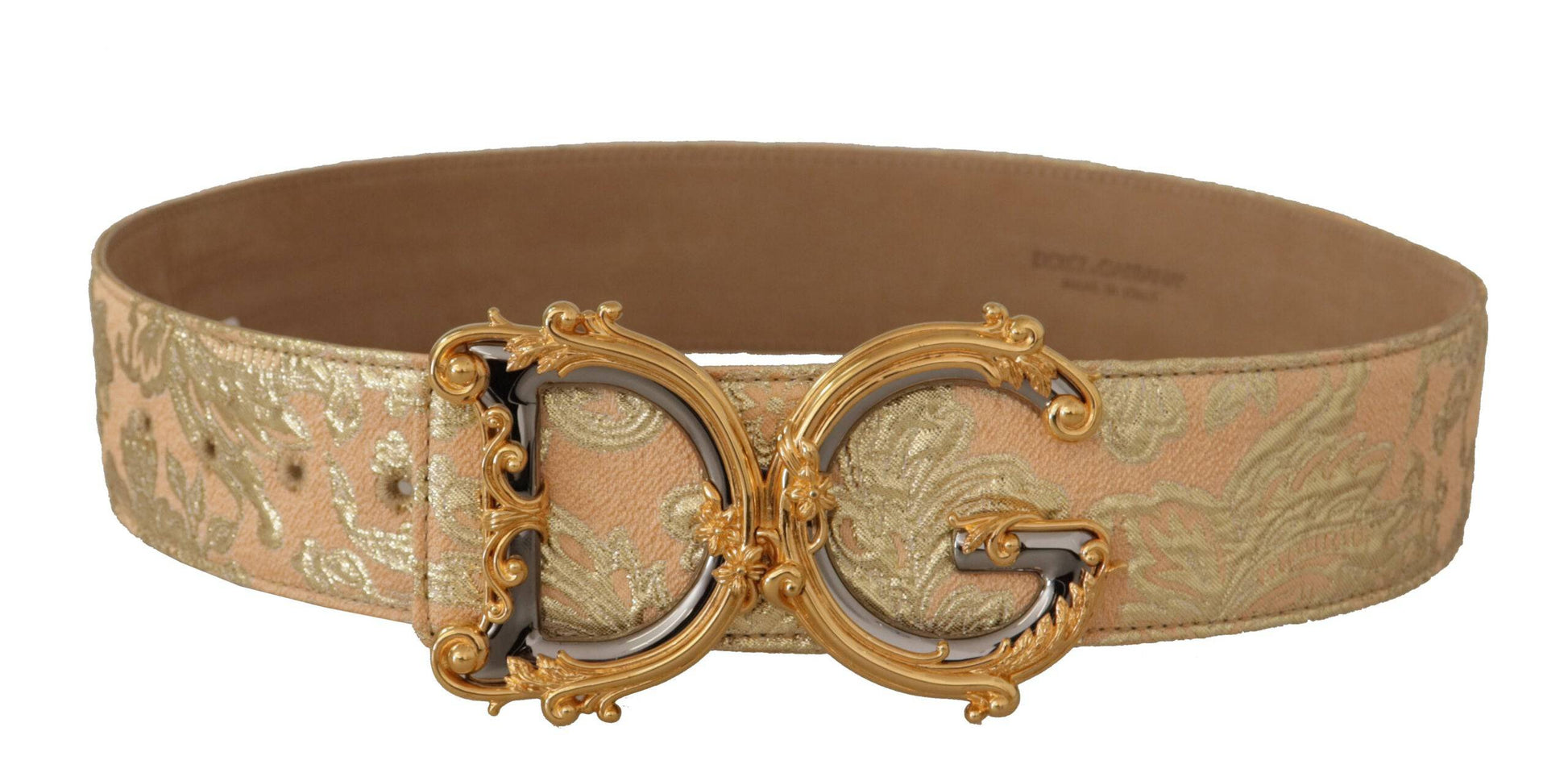 Dolce & Gabbana Elegant Leather Belt with Logo Buckle - ACCEXO