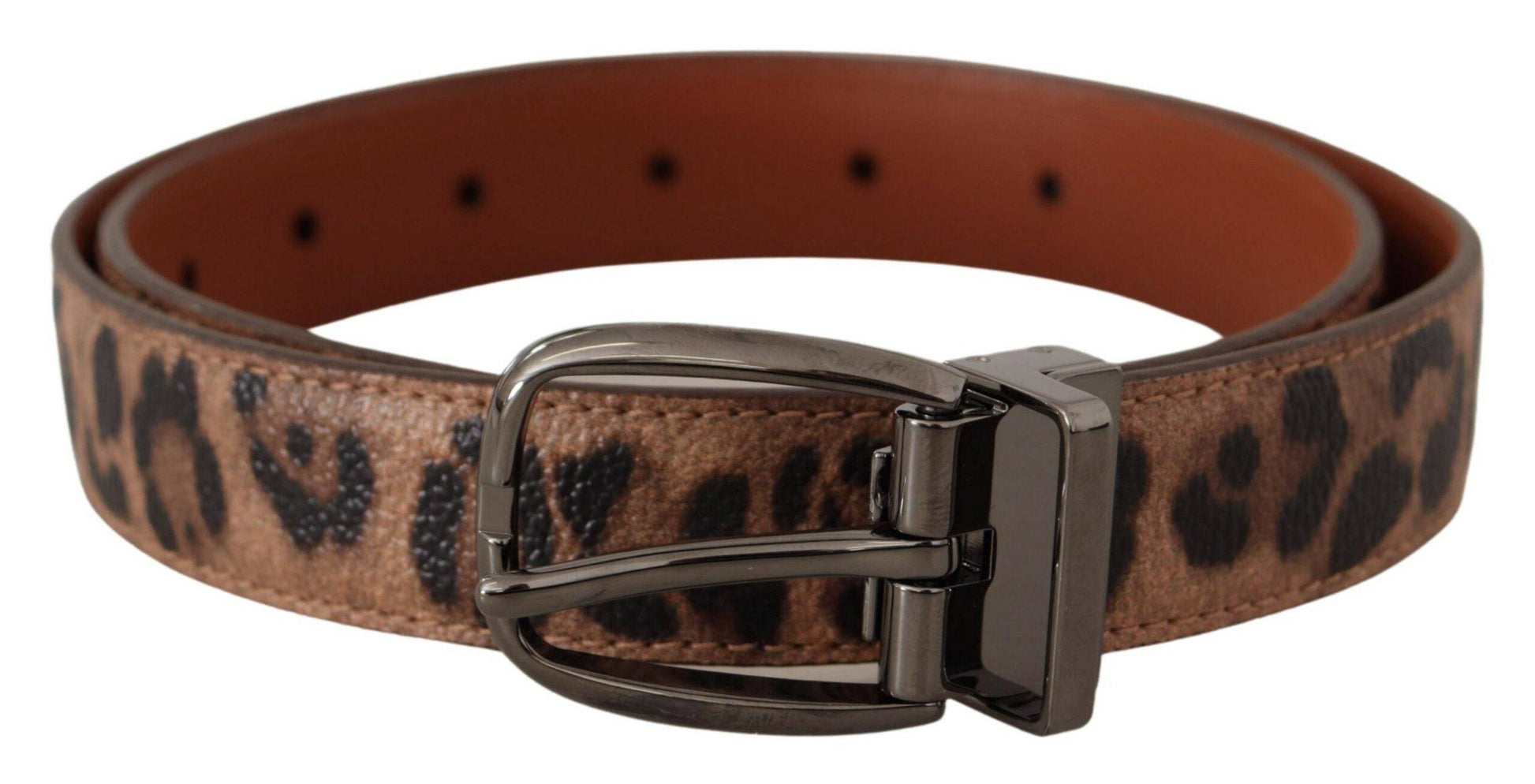 Dolce & Gabbana Elegant Engraved Leather Belt - Timeless Style - ACCEXO