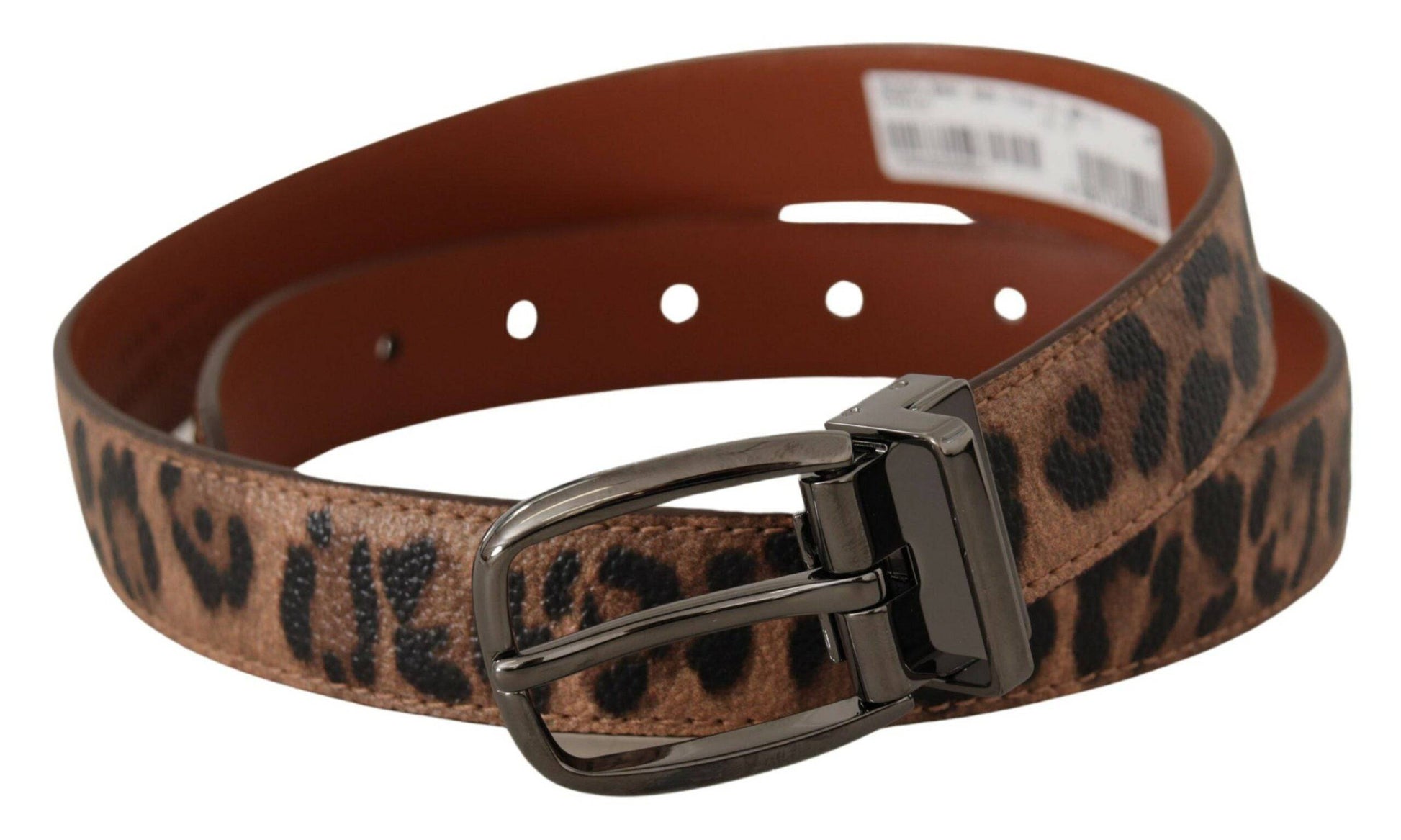 Dolce & Gabbana Elegant Engraved Leather Belt - Timeless Style - ACCEXO