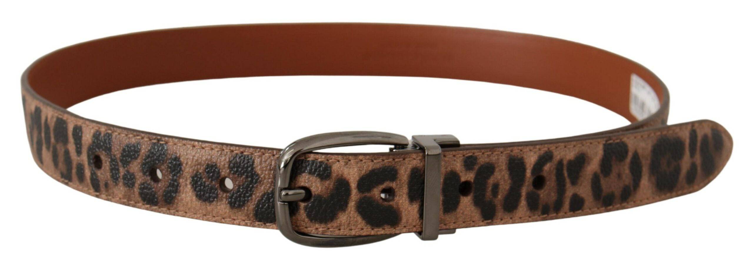 Dolce & Gabbana Elegant Engraved Leather Belt - Timeless Style - ACCEXO