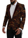 Dolce & Gabbana Elegant Multicolor Wool Blend Blazer