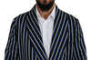 Dolce & Gabbana Elegant Striped Silk Blend Robe