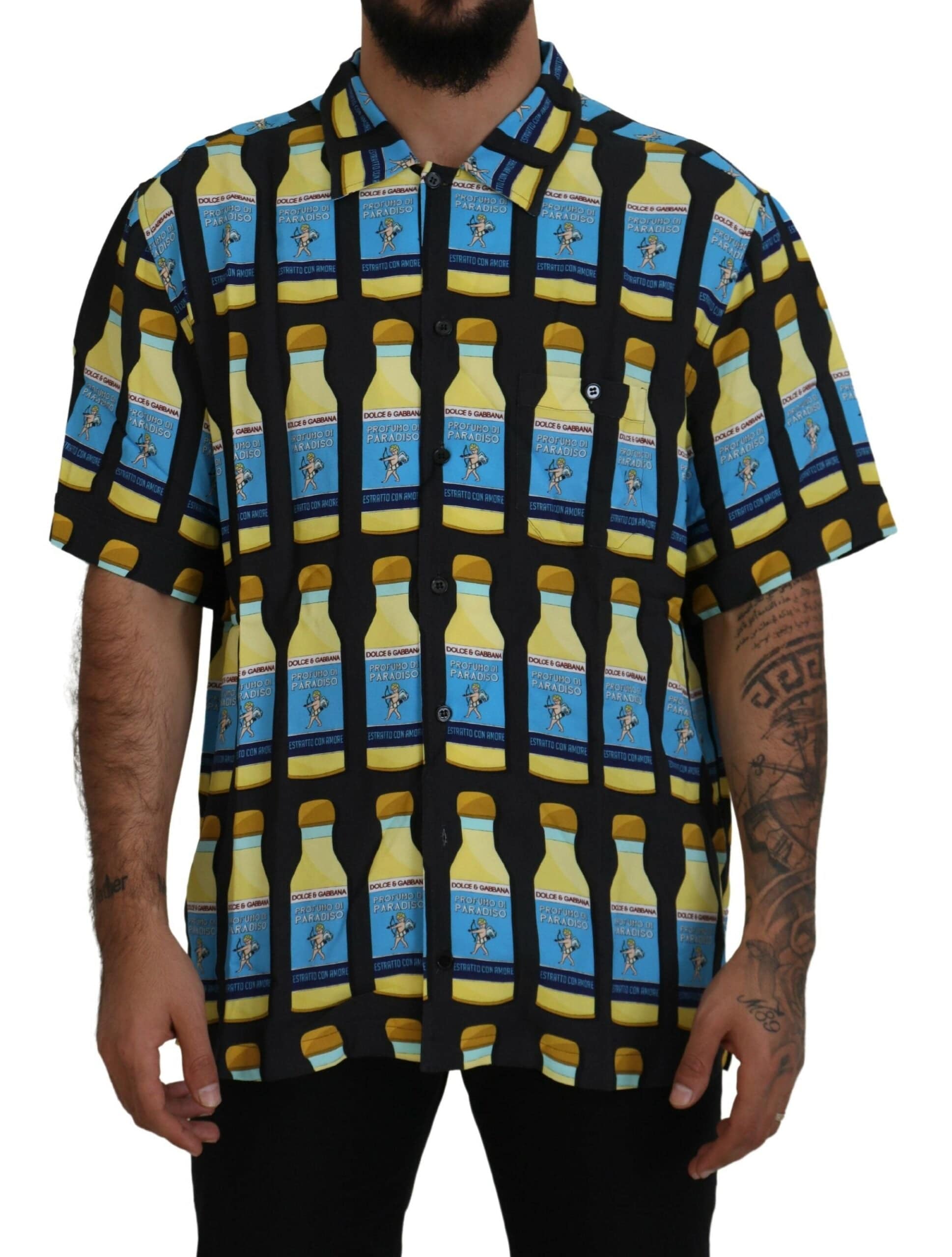 Dolce & Gabbana Elegant Multi Print Casual Shirt - ACCEXO