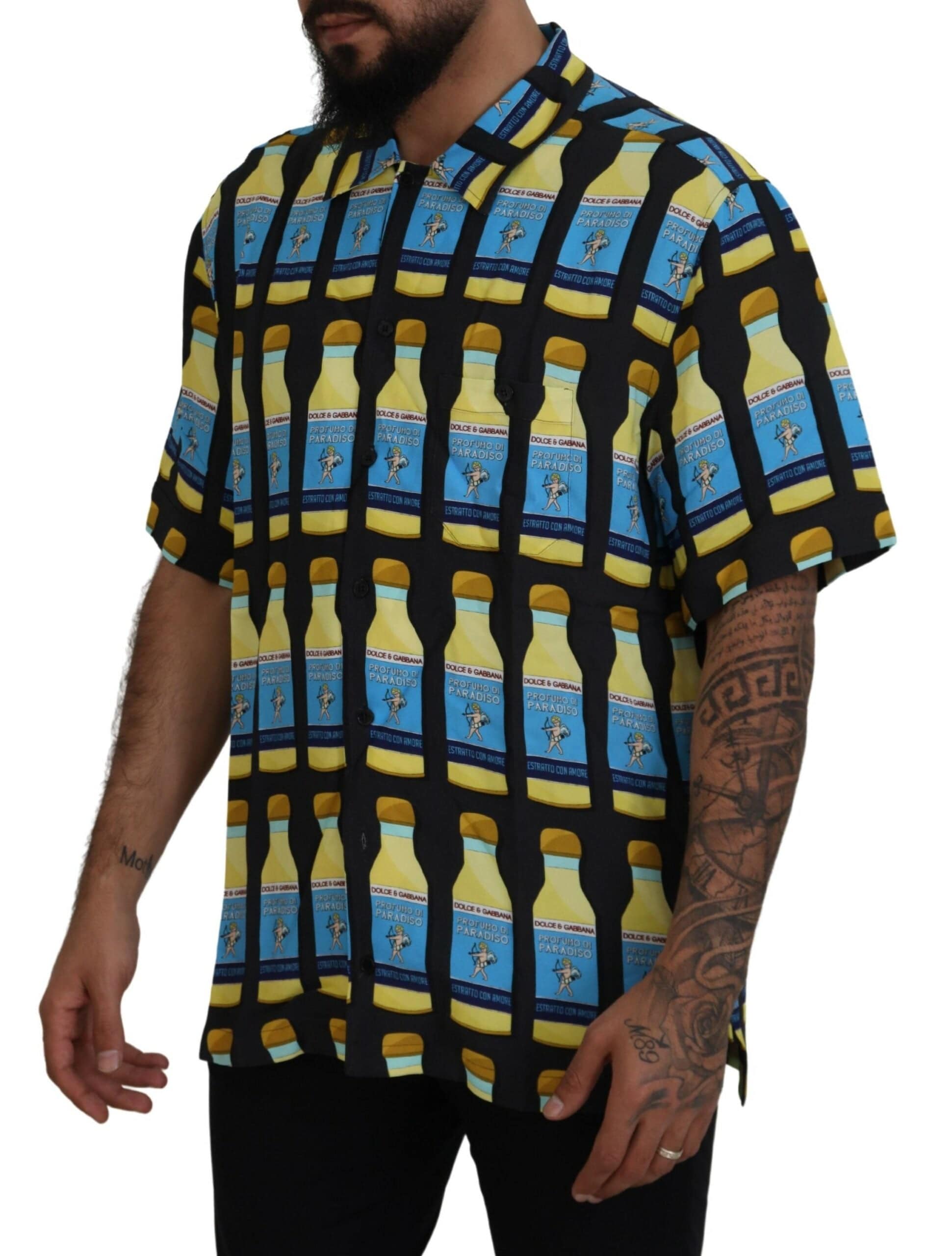 Dolce & Gabbana Elegant Multi Print Casual Shirt - ACCEXO