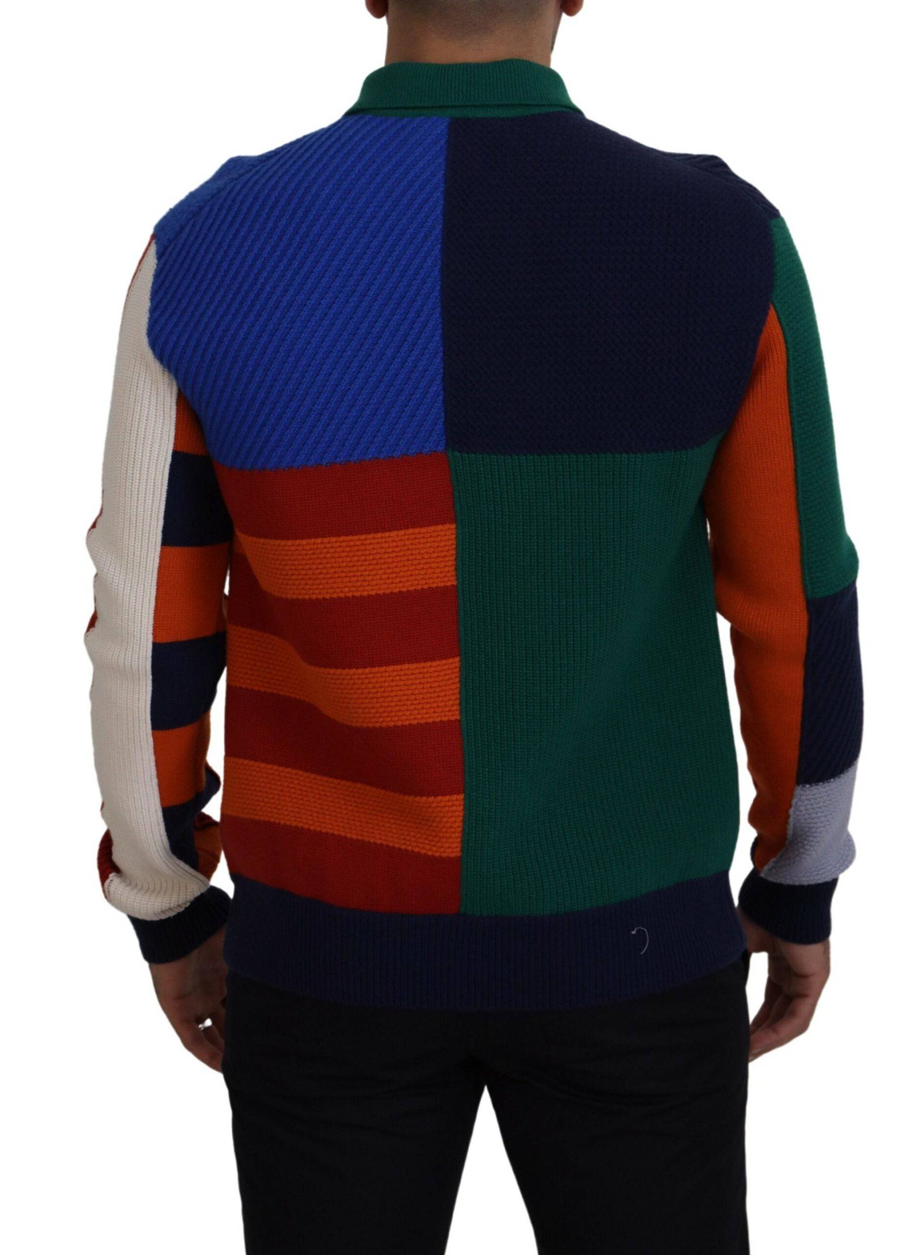 Dolce & Gabbana Pullover Sweater in Multicolor Stripes - ACCEXO