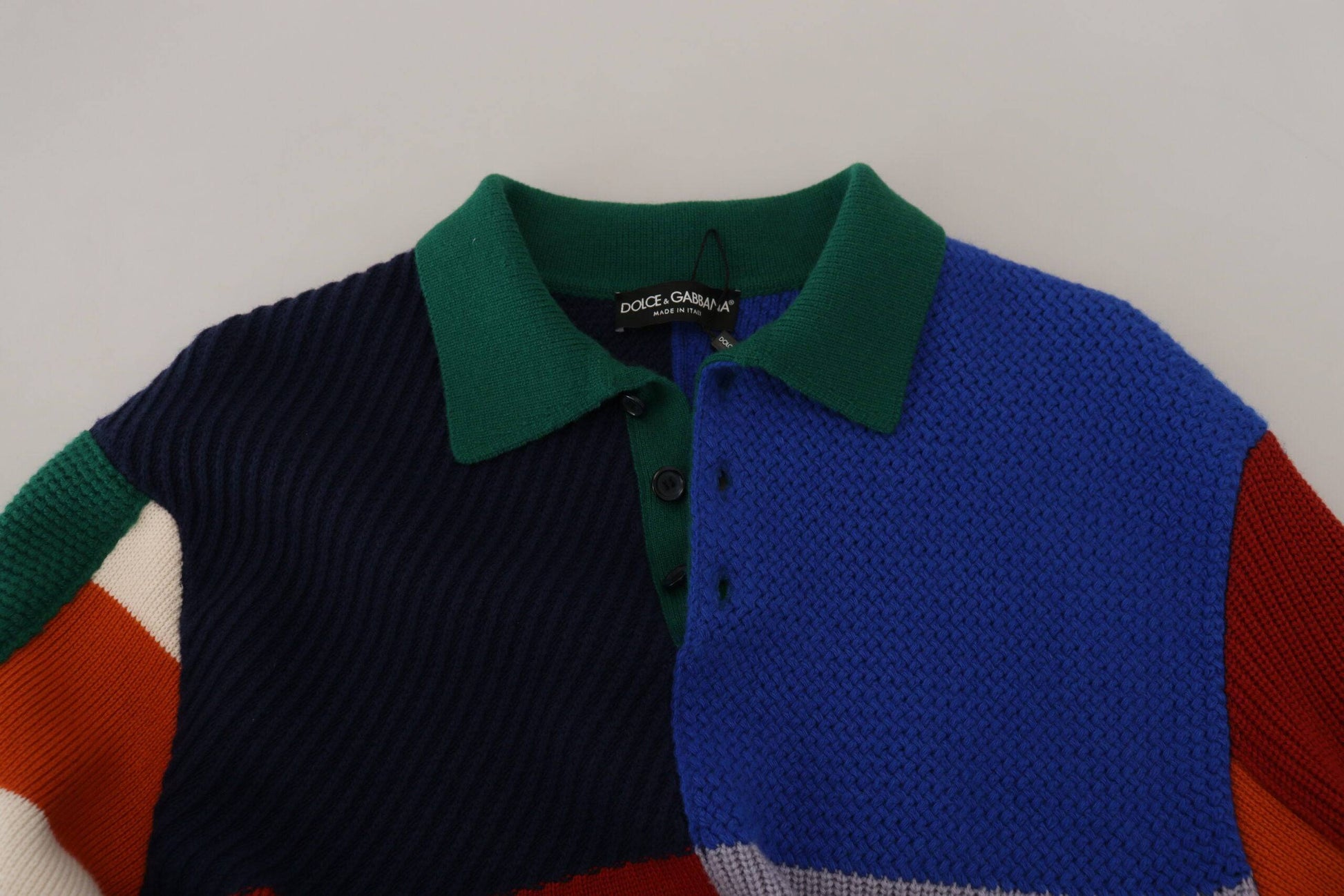 Dolce & Gabbana Pullover Sweater in Multicolor Stripes - ACCEXO
