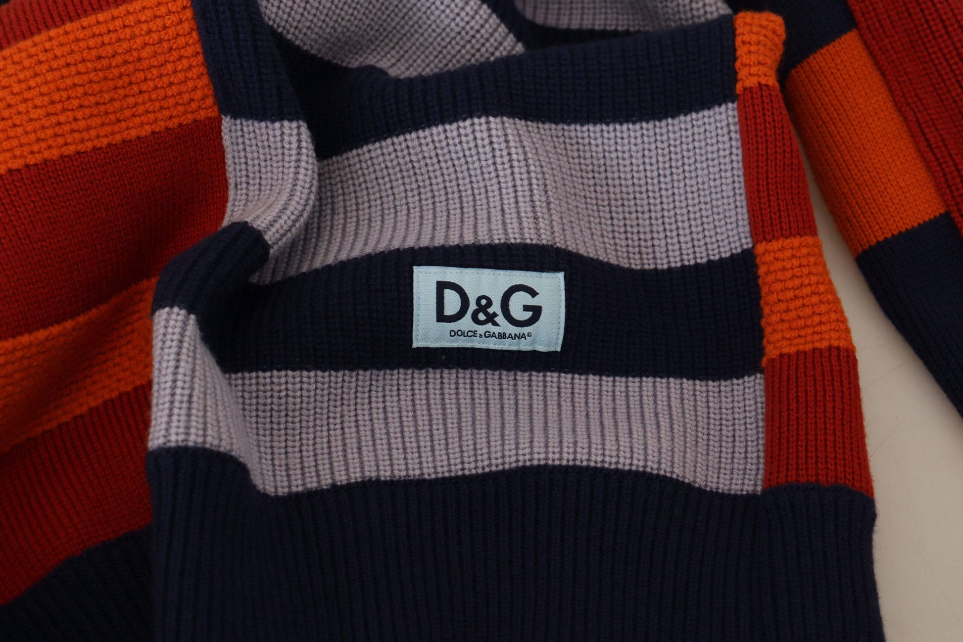 Dolce & Gabbana Pullover Sweater in Multicolor Stripes - ACCEXO