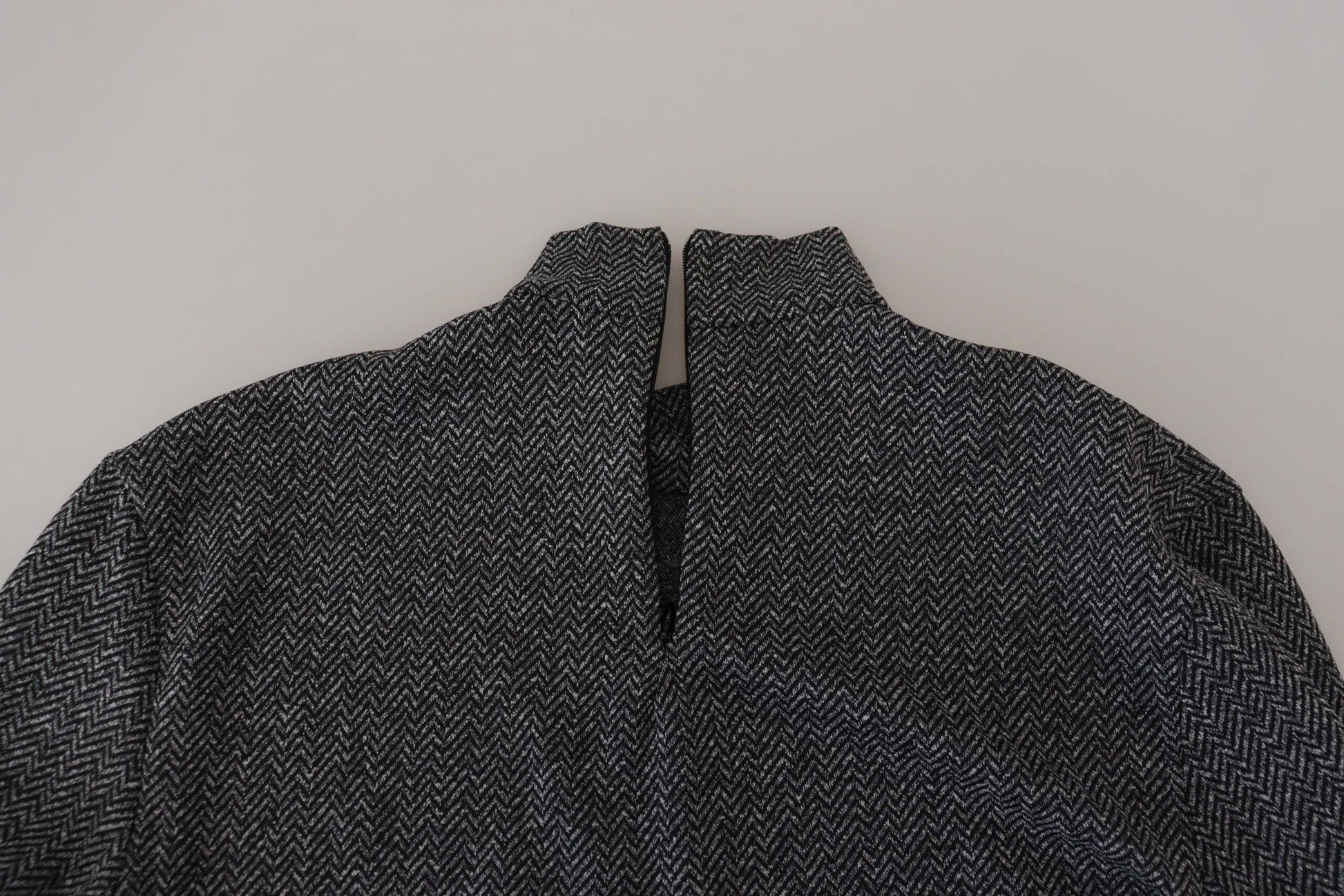 Dolce & Gabbana Elegant Dark Gray Pullover Sweater - ACCEXO
