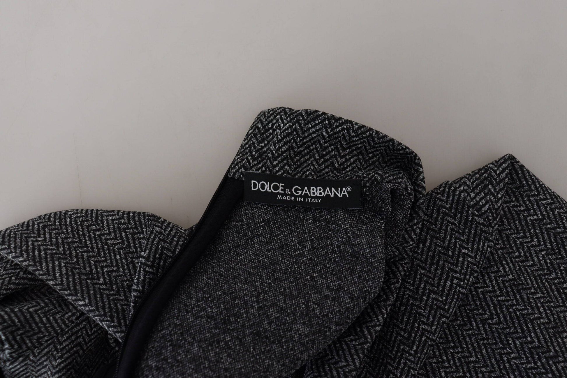 Dolce & Gabbana Elegant Dark Gray Pullover Sweater - ACCEXO