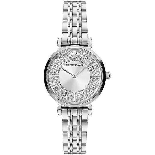 Emporio Armani Elegant Silver-Toned Women's Watch