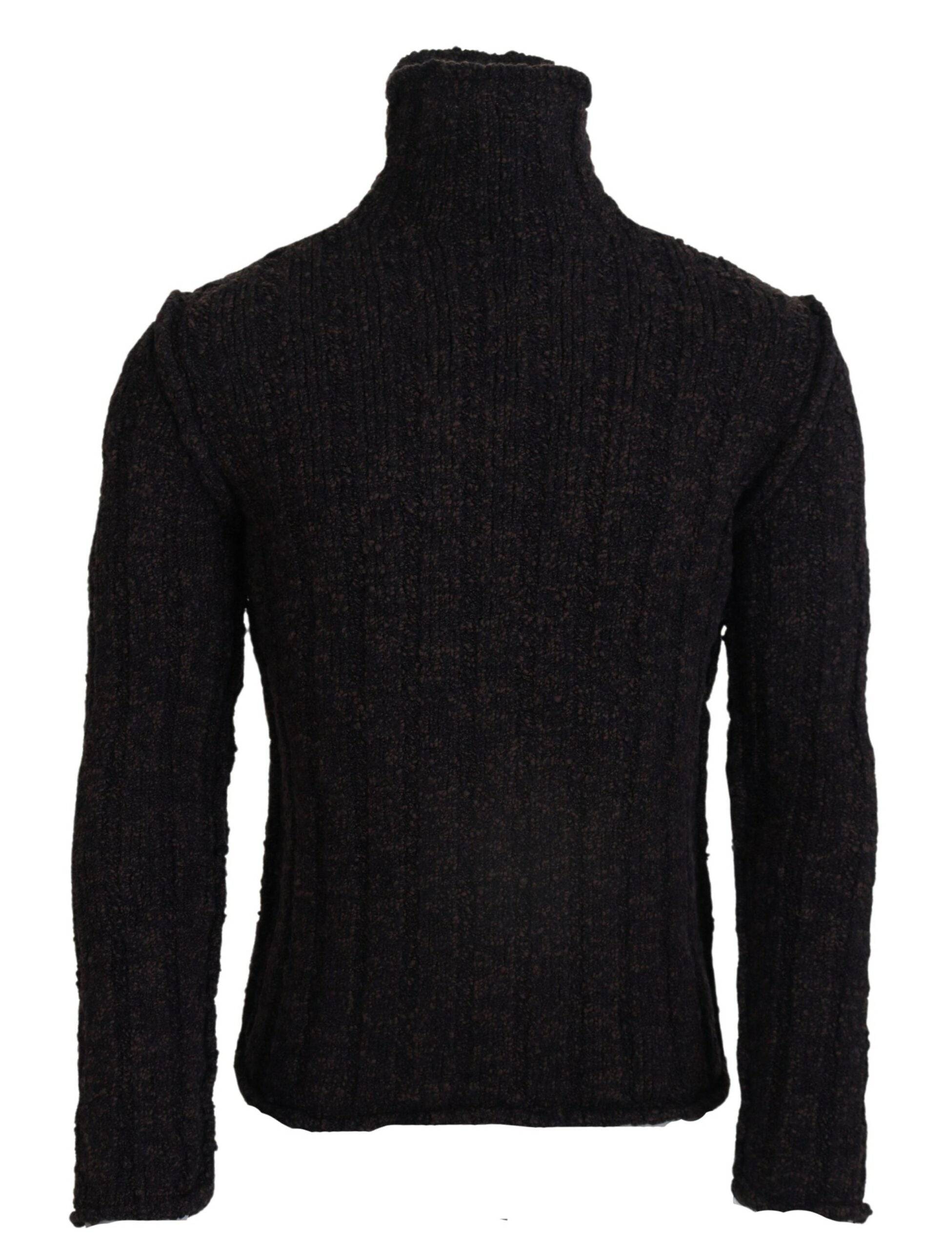 Dolce & Gabbana Elegant Turtleneck Wool-Blend Sweater - ACCEXO