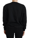 Philippe Model Chic Black Printed Cotton Sweater