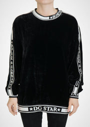 Dolce & Gabbana Elegant Silk Blend Velvet Sweater - ACCEXO