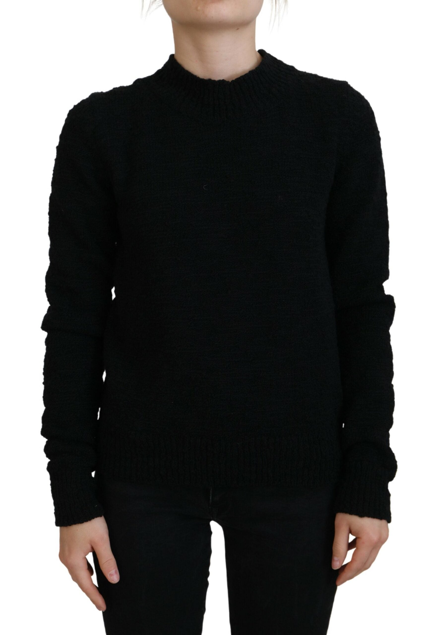 Dolce & Gabbana Elegant Virgin Wool Pullover Sweater - ACCEXO