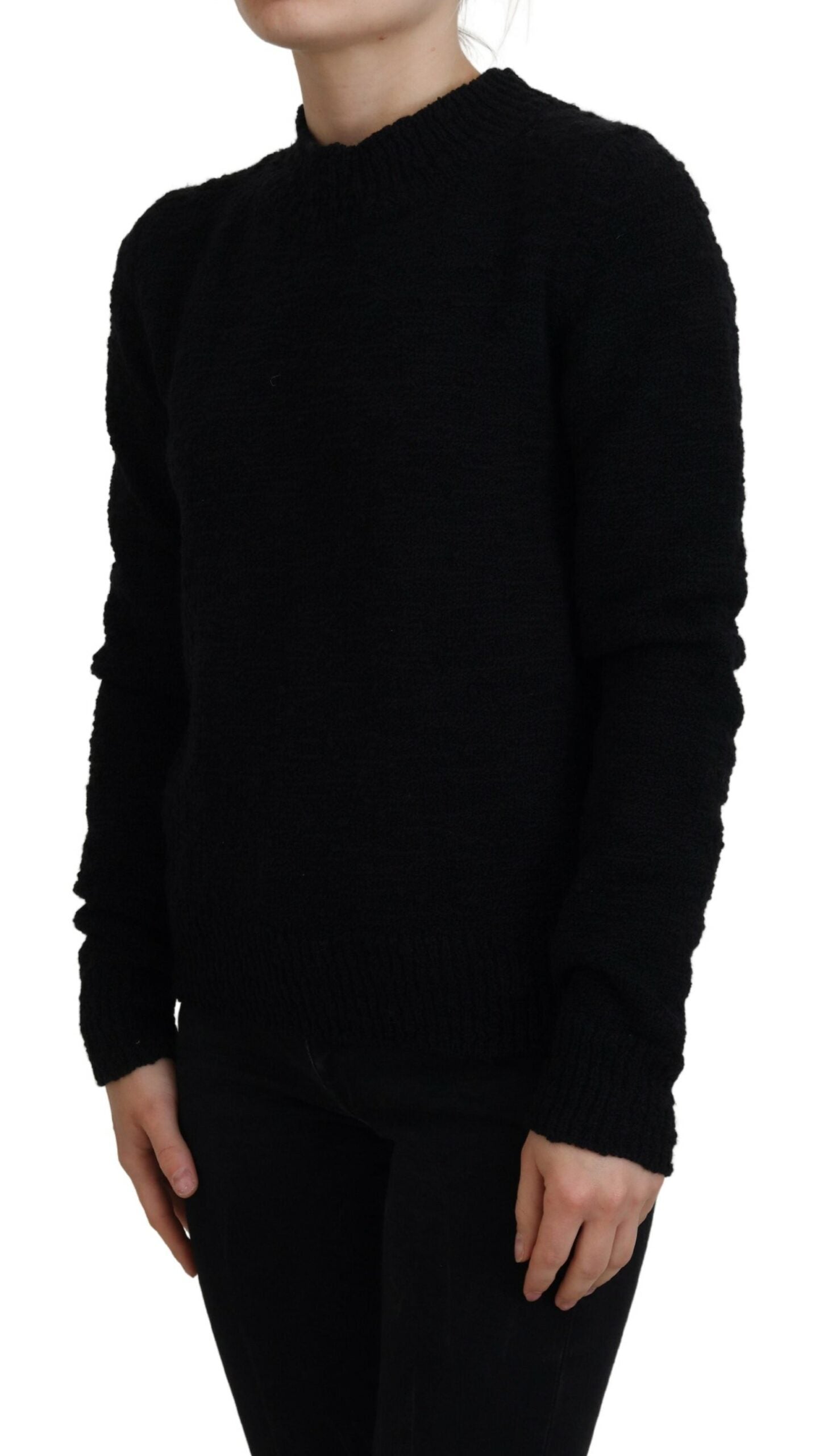 Dolce & Gabbana Elegant Virgin Wool Pullover Sweater - ACCEXO