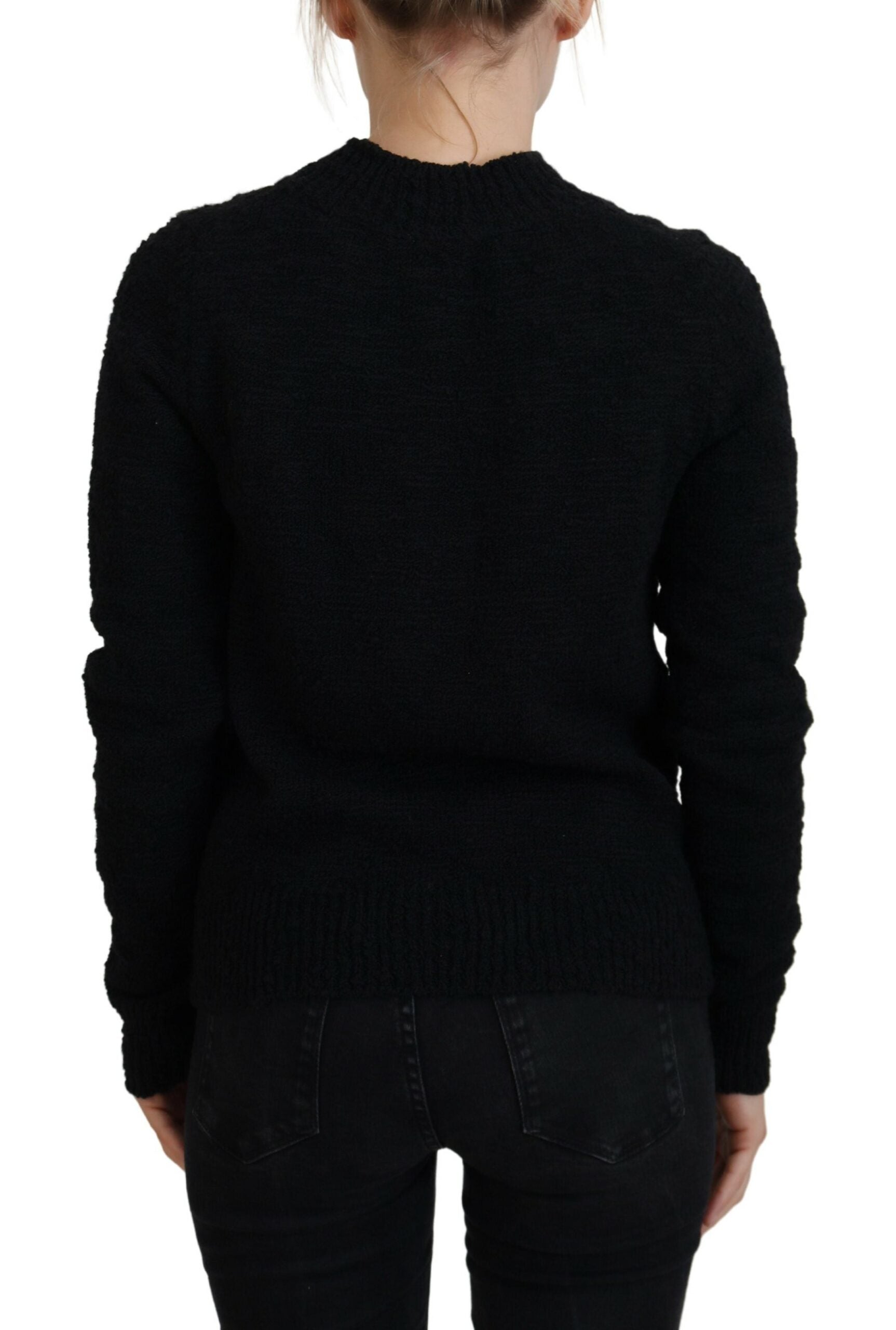 Dolce & Gabbana Elegant Virgin Wool Pullover Sweater - ACCEXO