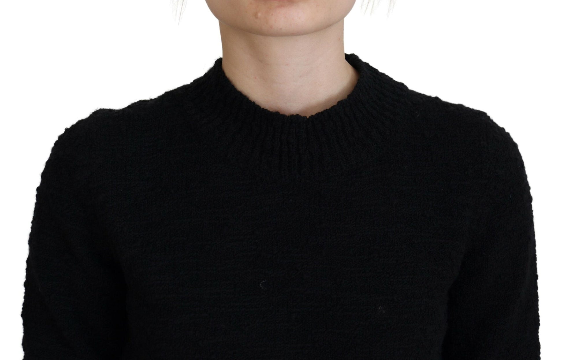 Dolce & Gabbana Elegant Virgin Wool Pullover Sweater - ACCEXO