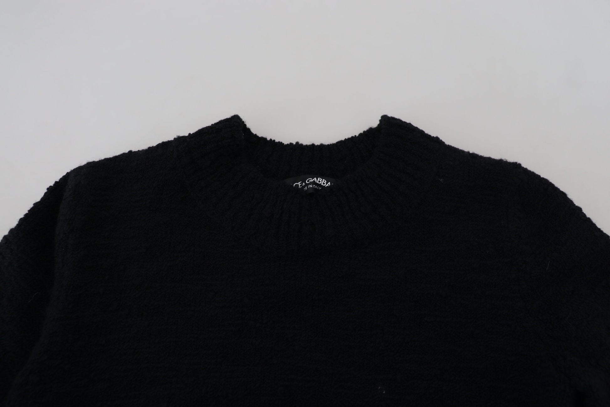 Dolce & Gabbana Elegant Virgin Wool Pullover Sweater - ACCEXO