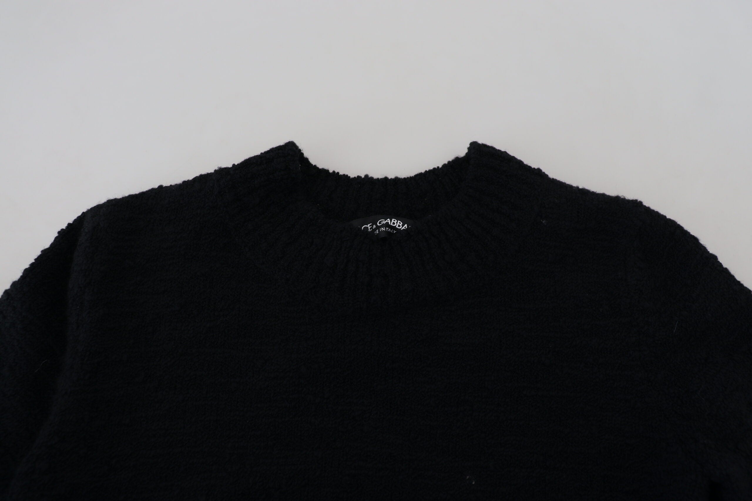 Dolce & Gabbana Elegant Virgin Wool Pullover Sweater - ACCEXO