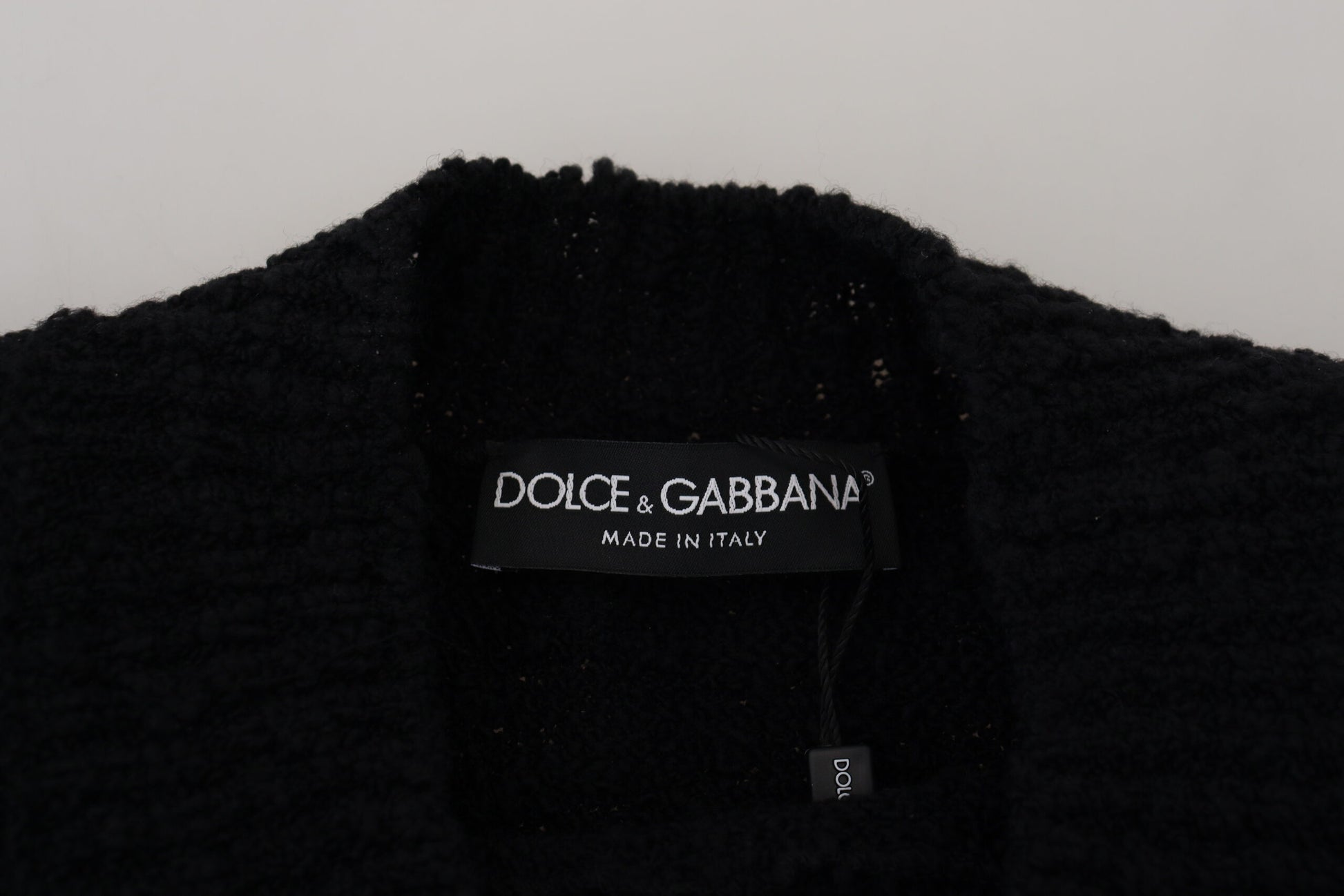 Dolce & Gabbana Elegant Virgin Wool Pullover Sweater - ACCEXO