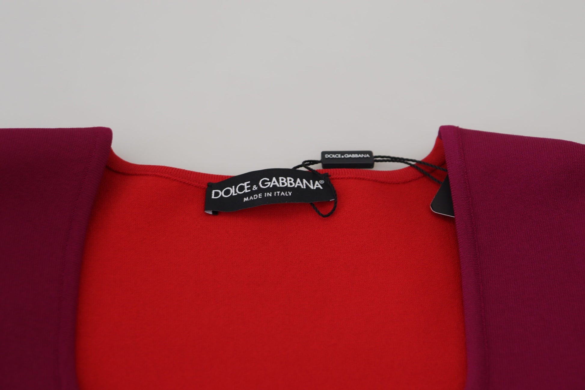 Dolce & Gabbana Multicolor Square Neck Pullover Sweater - ACCEXO