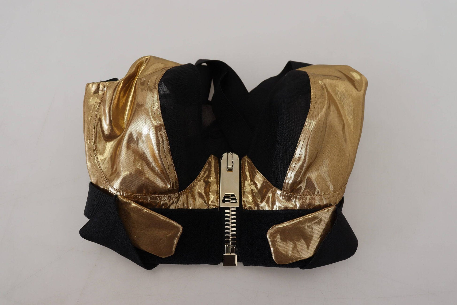 Dolce & Gabbana Elegant Cropped Top with Front Zipper - IT40|S