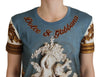 Dolce & Gabbana Chic Angel Print Casual Cotton Tee