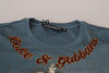 Dolce & Gabbana Chic Angel Print Casual Cotton Tee